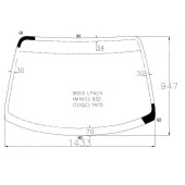 Стекло лобовое в клей TOYOTA IPSUM / PICNIC #XM1# 96-01 <b>XYG BS10 LFW/X</b>