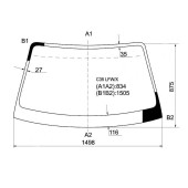 Стекло лобовое в клей NISSAN LAUREL 97-02 <b>XYG C35 LFW/X</b>