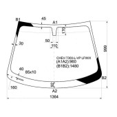 Стекло лобовое в клей CHEVROLET AVEO SED / HBK 11- <b>XYG CHEV-T300-L-VP LFW/X</b>