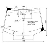 Стекло лобовое в клей CITROEN C5 2008- 4 / 5D <b>XYG CI-C5-08-VCS LFW/X</b>