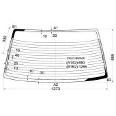 Стекло заднее с обогревом в клей DAEWOO NEXIA 95-16 <b>XYG CIELO RW/H/X</b>