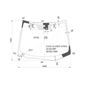 Стекло лобовое в клей HONDA CIVIC 5D HATCHBACK 2012- <b>XYG CIVIC-12-VSCP LFW/X</b>