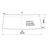 Стекло лобовое в резинку NISSAN BIG THUMB A400 TRUCK 90- CONDOR <b>XYG CKA520 LFW</b>