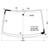 Стекло лобовое в клей TOYOTA YARIS VERSO / FUNCARGO 99-05 <b>XYG CP10-R LFW/X</b>