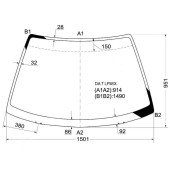 Стекло лобовое в клей HONDA INTEGRA 89-93 4D <b>XYG DA7 LFW/X</b>