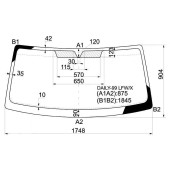 Стекло лобовое в клей IVECO DAILY II`1999- / RENAULT MASTER / OPEL MOVANO 1997- <b>XYG DAILY-99 LFW/X</b>