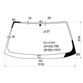 Стекло лобовое в клей BMW 5-SERIES E34 88-95 4 / 5D <b>XYG E34 LFW/X</b>