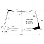 Стекло лобовое в клей BMW 3-SERIES E46 1998-2005 4 / 5D <b>XYG E46-99 LFW/X</b>