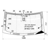 Стекло заднее с обогревом BMW 1 SERIES 07- CPE <b>XYG E87-CPE RW/H/X</b>