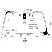 Стекло лобовое в клей BMW 1-SERIES E81 / E87 04- 2 / 3 / 5D <b>XYG E87-VS LFW/X</b>