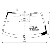 Стекло лобовое DAEWOO MAGNUS 00-06 / CHEVROLET EVANDA 04-06 / CHEVROLET EPICA 06-12 <b>XYG EPICA LFW/X</b>