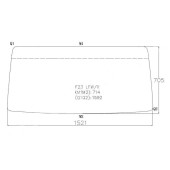 Стекло лобовое в резинку NISSAN ATLAS TRUCK 91- <b>XYG F23 LFW</b>