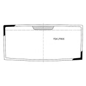 Стекло лобовое в клей NISSAN ATLAS F24 TRUCK 2007- <b>XYG F24 LFW/X</b>