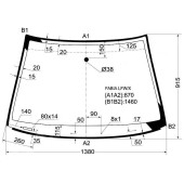 Стекло лобовое в клей SKODA FABIA 4D SEDAN 2000- <b>XYG FABIA LFW/X</b>