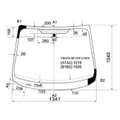 Стекло лобовое в клей FORD FIESTA 3D / 5D HATCHBACK 9 / 2008- <b>XYG FIESTA-08-VCP LFW/X</b>