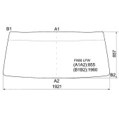 Стекло лобовое в резинку MITSUBISHI FUSO FIGHTER TRUCK 92- <b>XYG FK60 LFW</b>