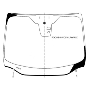 Стекло лобовое с полным обогревом +дд в клей FORD FOCUS III 4 / 5D 11- <b>XYG FOCUS-III-VCSY LFW/W/X</b>