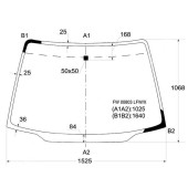 Стекло лобовое в клей HONDA ODYSSEY / SHUTTLE 94-99 <b>XYG FW00803 LFW/X</b>