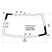 Стекло лобовое в клей KIA SPORTAGE I 94-06 <b>XYG FW00804 LFW/X</b>