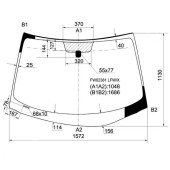 Стекло лобовое в клей NISSAN MURANO 03-08 <b>XYG FW02381 LFW/X</b>