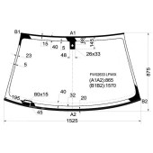 Стекло лобовое в клей AU A8 02-10 <b>XYG FW02633 LFW/X</b>