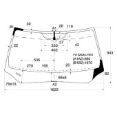Стекло лобовое в клей HONDA PILOT 08- <b>XYG FW02926 LFW/X</b>