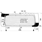 Стекло заднее (крышка багажника) с обогревом TOYOTA ALPHARD 08- <b>XYG GGH20 RW/H/X</b>