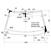 Стекло лобовое в клей LEXUS GS300 / 350 / 430 / 460 05- <b>XYG GS-05-L LFW/X</b>