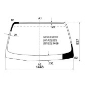 Стекло лобовое в клей TOYOTA VEROSSA 4D SEDAN 2001- <b>XYG GX120-R LFW/X</b>