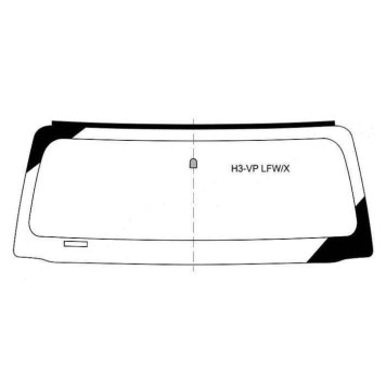 Стекло лобовое в клей HUMMER P13S / H3 5D SUV 04- <b>XYG H3-VP LFW/X</b>-1