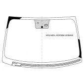 Стекло лобовое с обогревом щеток +дд +д / запотевания в клей HYUNDAI AZERA / GRANDEUR 11- <b>XYG HYU-HG-L-VCPSSH LFW/H/X</b>