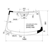 Стекло лобовое в клей HYUNDAI TUCSON / IX35 10- <b>XYG HYU-IX35-VCP LFW/X</b>