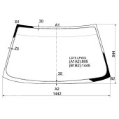 Стекло лобовое в клей MITSUBISHI LANCER SEDAN -96 / LIBERO WAGON 92-01 <b>XYG LD70 LFW/X</b>