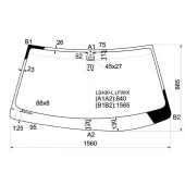 Стекло лобовое в клей LEXUS LS430 00-06 <b>XYG LS430-L LFW/X</b>