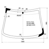 Стекло лобовое в клей DAEWOO MATIZ 5D HATCH-BACK 1998- <b>XYG MATIZ LFW/X</b>