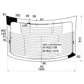 Стекло заднее с обогревом MAZDA 3 SEDAN 2009- <b>XYG MAZ-3-09 RW/H/X</b>