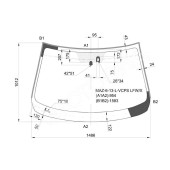 Стекло лобовое в клей MAZDA 6 4D / 5D SED / WGN 12- <b>XYG MAZ-6-13-L-VCPS LFW/X</b>