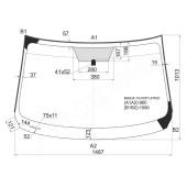 Стекло лобовое в клей MAZDA 6 4D / 5D SED / WGN 2012- <b>XYG MAZ-6-13-VCP LFW/X</b>