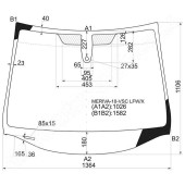 Стекло лобовое в клей OPEL MERIVA MPV 10- <b>XYG MERIVA-10-VSC LFW/X</b>