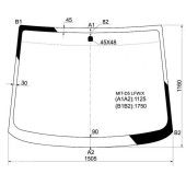 Стекло лобовое MITSUBISHI DELICA D5 07- <b>XYG MIT-D5 LFW/X</b>