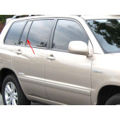 Стекло форточки (уголок) задней правой двери TOYOTA KLUGER / HIGHLANDER 00-07 <b>XYG MU10 RQ/RH</b>