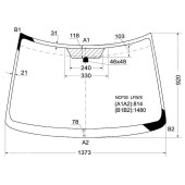 Стекло лобовое в клей TOYOTA WILL CYPHA 02-05 <b>XYG NCP30 LFW/X</b>