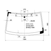 Стекло лобовое в клей TOYOTA SIENTA 5D MPV 2003 <b>XYG NCP81 LFW/X</b>
