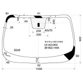 Стекло лобовое в клей NISSAN JUKE 11- <b>XYG NI-F15-L-VCP LFW/X</b>