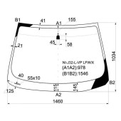 Стекло лобовое в клей NISSAN TEANA 08- <b>XYG NI-J32-L-VP LFW/X</b>