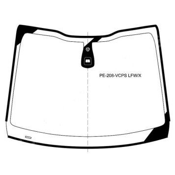 Стекло лобовое в клей PEUGEOT 208 2012- 3 / 5D HBK <b>XYG PE-208-VCPS LFW/X</b>