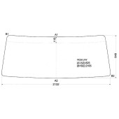 Стекло лобовое в резинку NISSAN FINE-CONDOR CAB TRUCK WIDE-BODY 93- <b>XYG PK250 LFW</b>