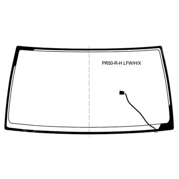 Стекло лобовое с обогревом щеток в клей NISSAN TERRANO / PATHFINDER 95-02 (правый руль) <b>XYG PR50-R-H LFW/H/X</b>