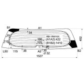 Стекло заднее (крышка багажника) с обогревом HONDA ODYSSEY 03-08 <b>XYG RB1 RW/H/X</b>