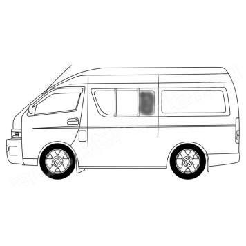 Стекло кузова переднее левое N3 TOYOTA HIACE / QUANTUM VAN 4 / 5D (STANDARD) 2005- <b>XYG RH200-4D/5D-R SF/LH3/X</b>